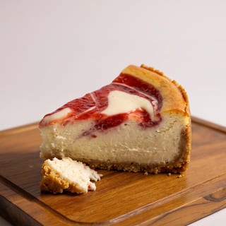 Strawberry Swirl Cheesecake