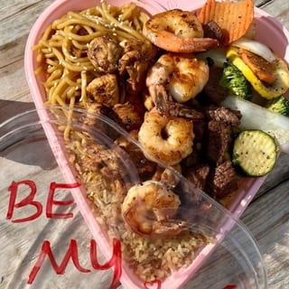 Trio heart hibachi